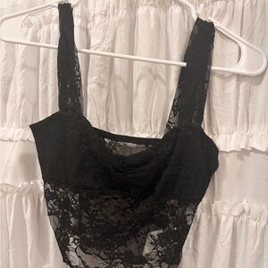 Black Lace Camisole